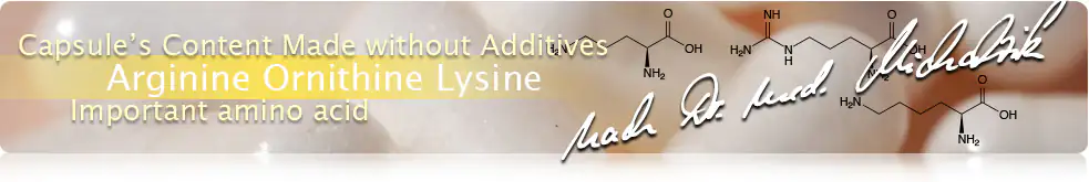 Arginine Ornithine Lysine by Dr. med. Michalzik