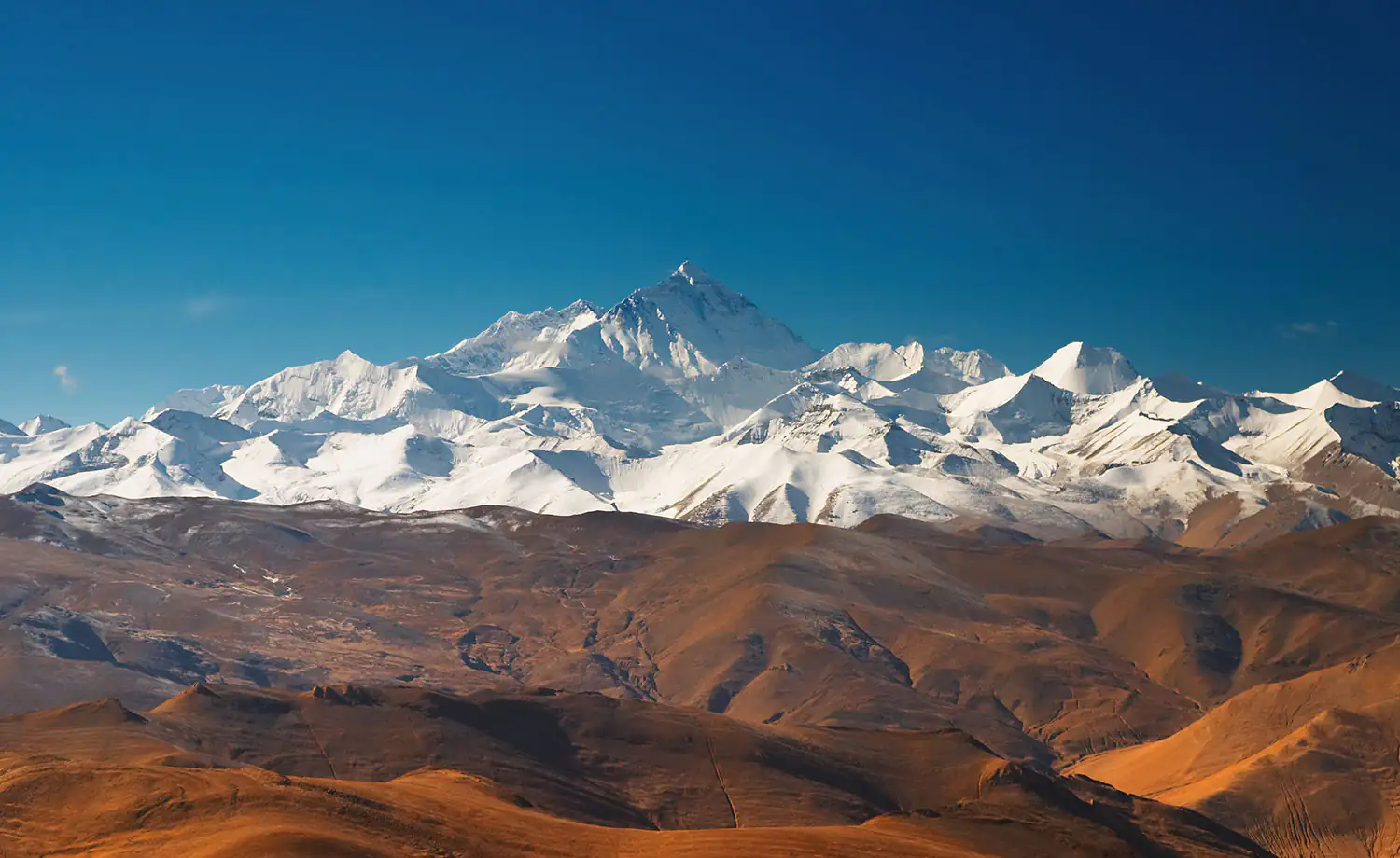 View of the Himalaya mountains View of the Himalaya mountains
