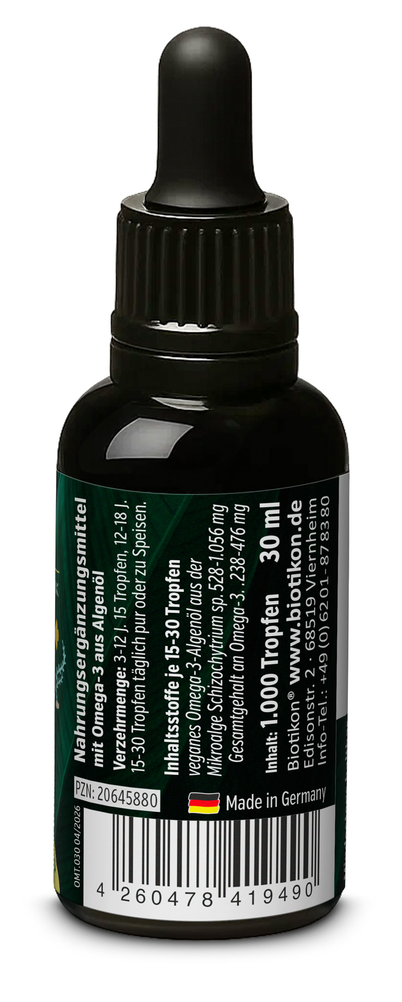 Algal Oil Omega-3 Vegan for Children