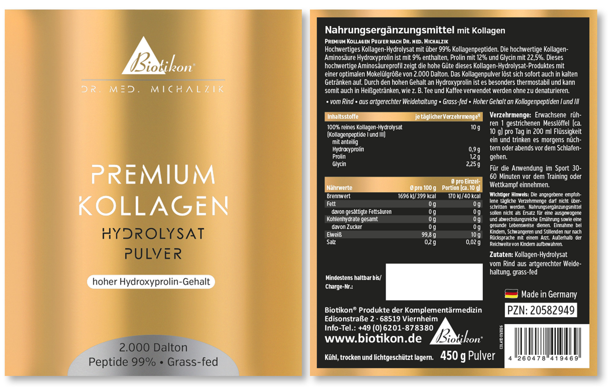 Premium Collagen Hydrolysate Powder