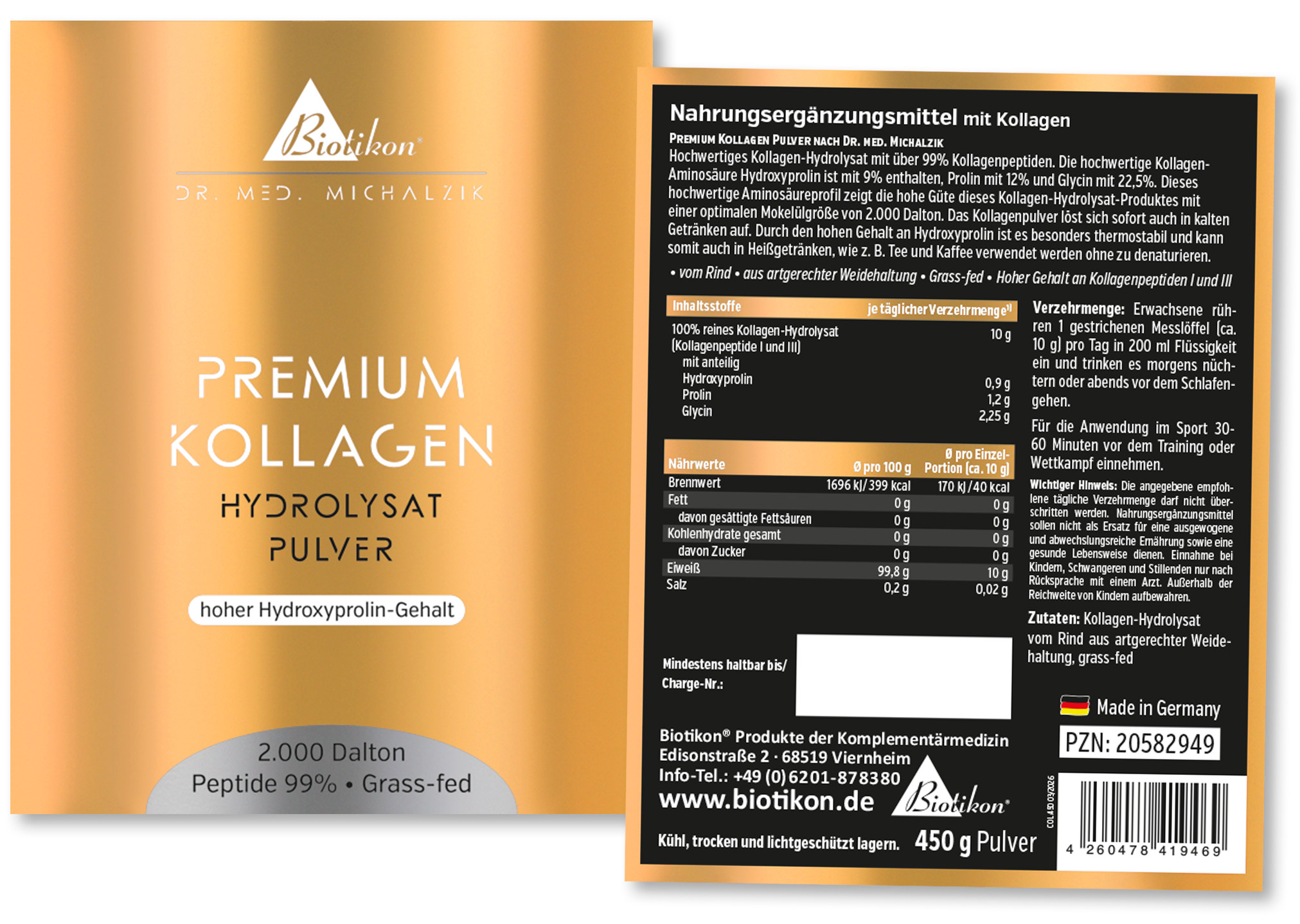 Premium Collagen Hydrolysate Powder