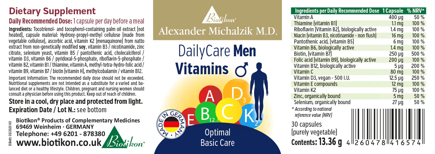 DailyCare Men Multivitamins